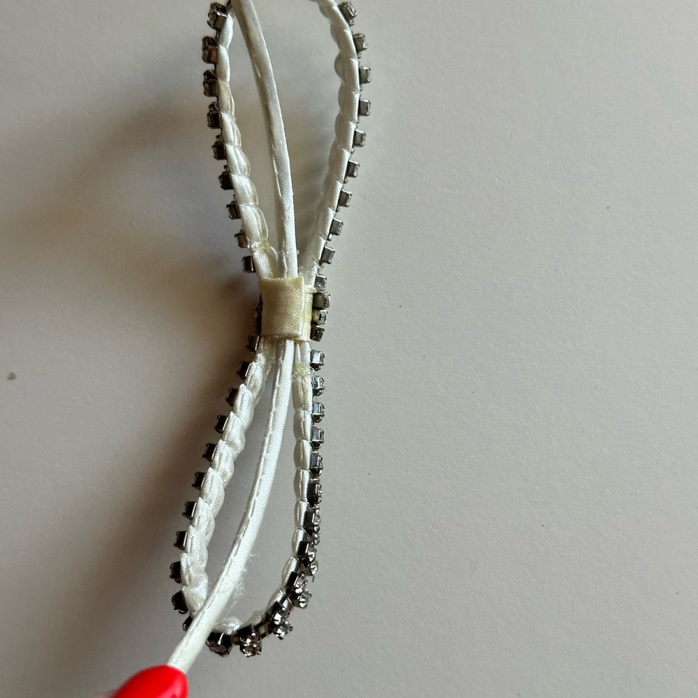 Rhinestone bow headband - Picture 5 of 7